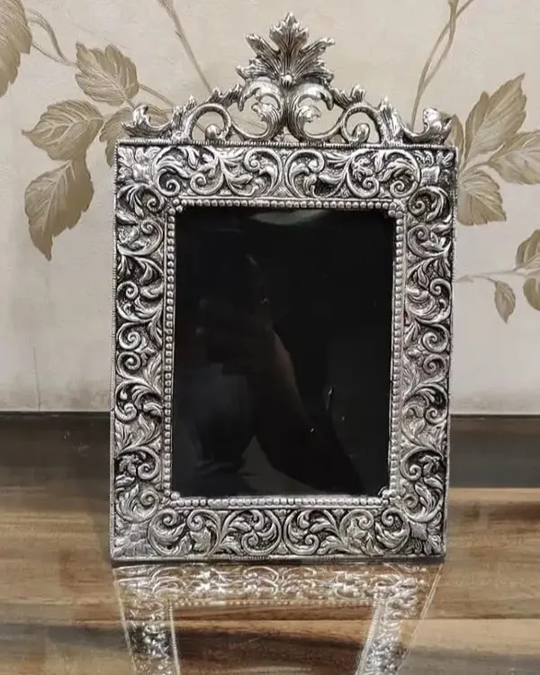German_Silver_Antique_Finish_Photo_Frame