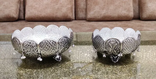 German_Silver_Engraved_Decorative_Urli_Bowl