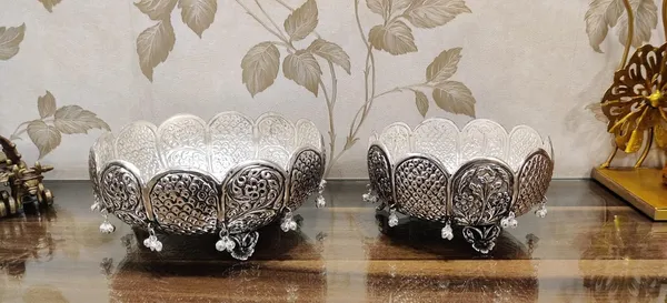 German_Silver_Engraved_Decorative_Urli_Bowl