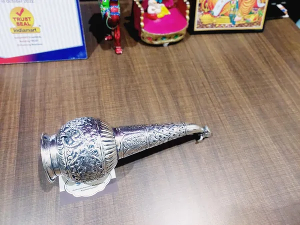 German_Silver_Gaumukhi_Shringi_Jal_Abhishek_Ritual_Vessel