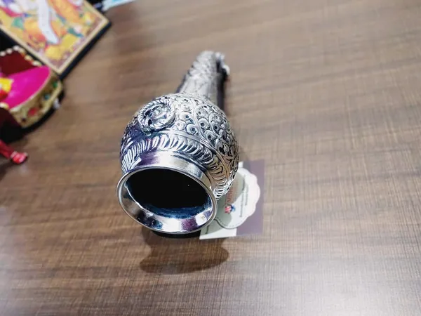 German_Silver_Gaumukhi_Shringi_Jal_Abhishek_Ritual_Vessel