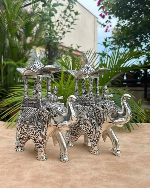 German_Silver_Elephant_Statue