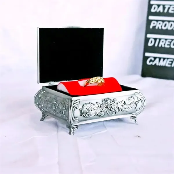 German_Silver_Rose_Carved_Handcrafted_Jewellery_Box