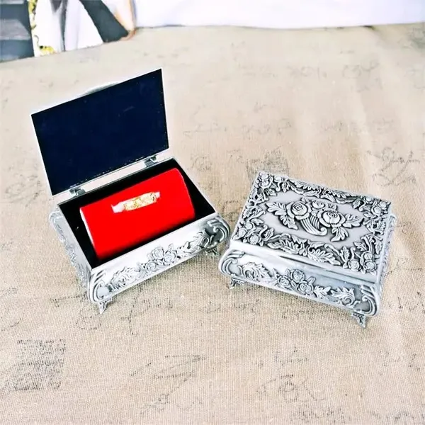 German_Silver_Rose_Carved_Handcrafted_Jewellery_Box