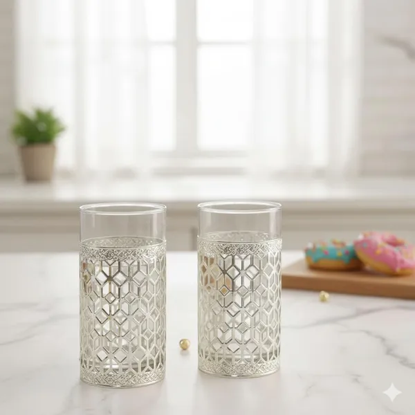 Glass_Diamond_Cut_Serving_Beverage_Set_Bottle_And_2_Glasses