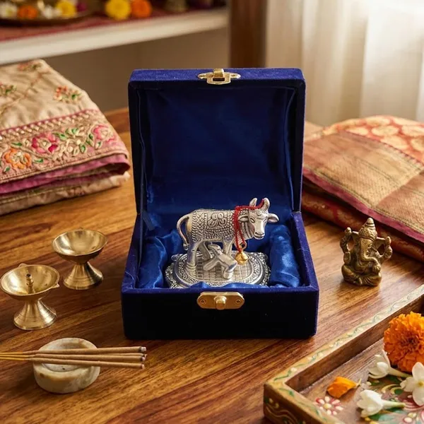 Kamdhenu_Cow_and_Calf_Idol_with_Velvet_Gift_Box