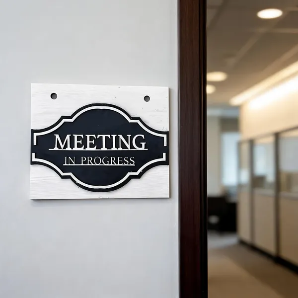 Mdf_Office_Meeting_In_Progress_Wall_Sign