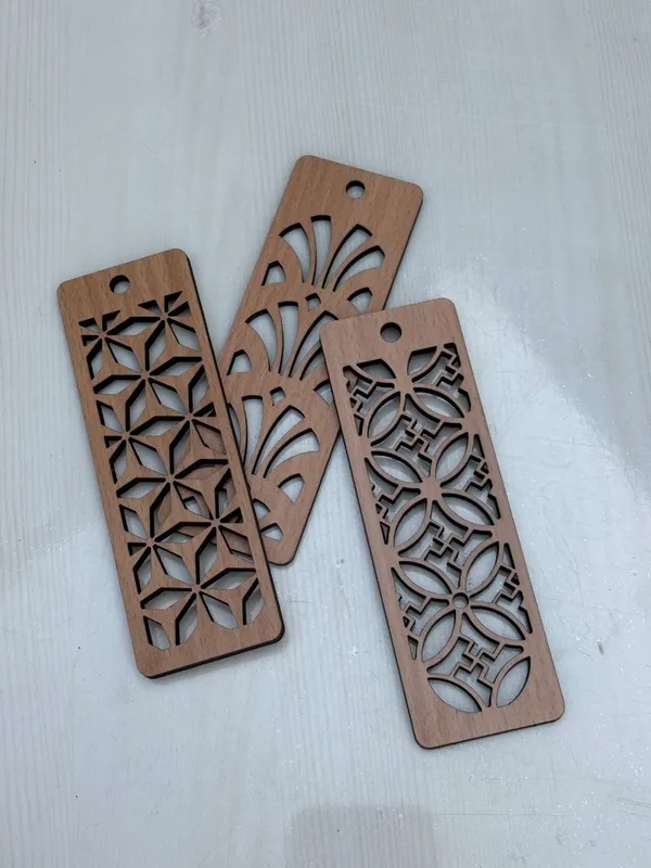 Wooden_Laser_Cut_Decorative_Bookmarks_Set_Of_3