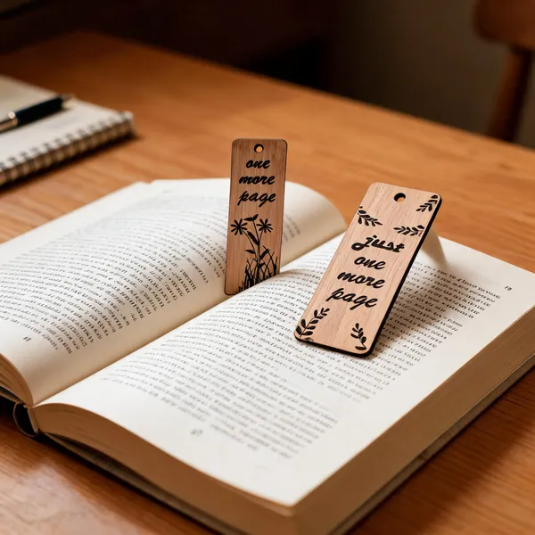 Mdf_Floral_Just_One_More_Page_Bookmark_Set_Of_2