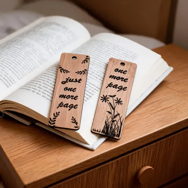 Mdf_Floral_Just_One_More_Page_Bookmark_Set_Of_2