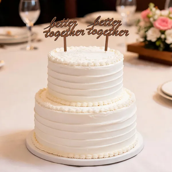 Mdf_Romantic_Better_Together_Cursive_Cake_Topper_Pack_Of_2