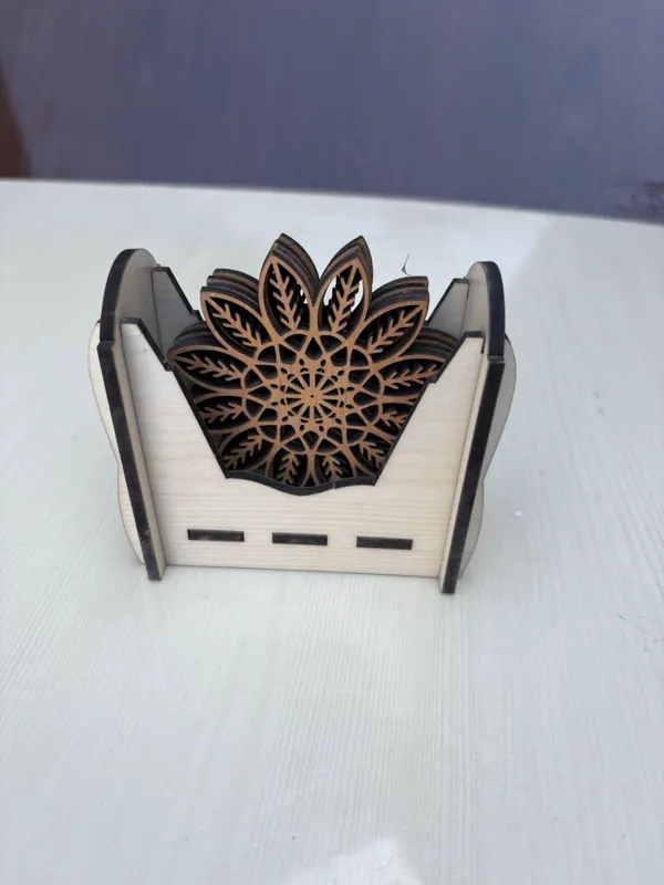 Wooden_Mandala_Floral_Coaster_Set_With_Holder