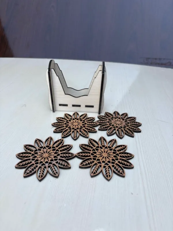 Wooden_Mandala_Floral_Coaster_Set_With_Holder