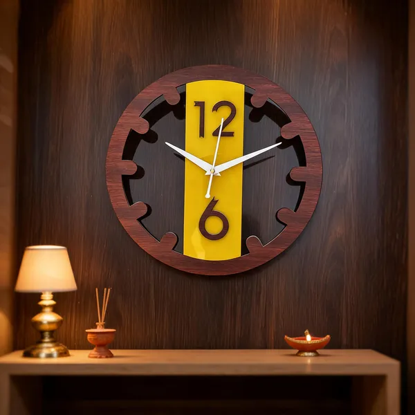 Mdf_Modern_Abstract_Open_Frame_Wall_Clock