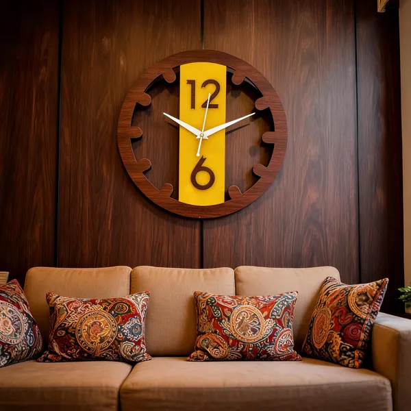 Mdf_Modern_Abstract_Open_Frame_Wall_Clock