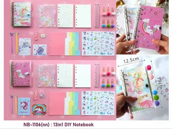Diy_Unicorn_Notebook_Set