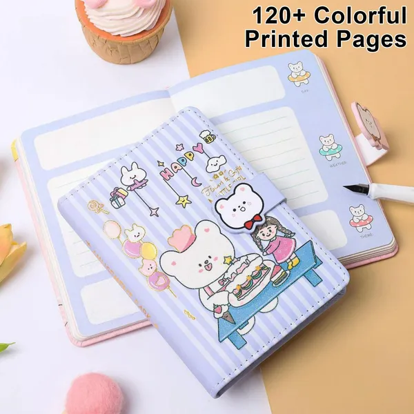 Kawaii_Girl_Bear_Diary_Stationery_Set