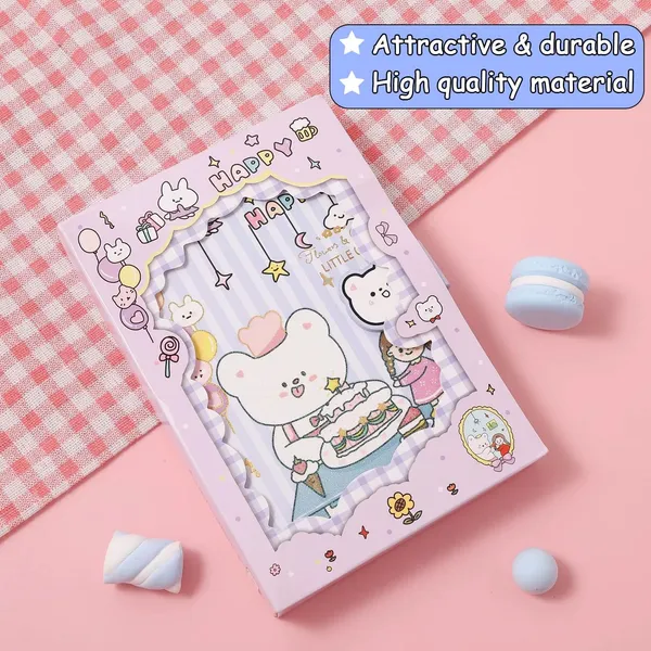 Kawaii_Girl_Bear_Diary_Stationery_Set