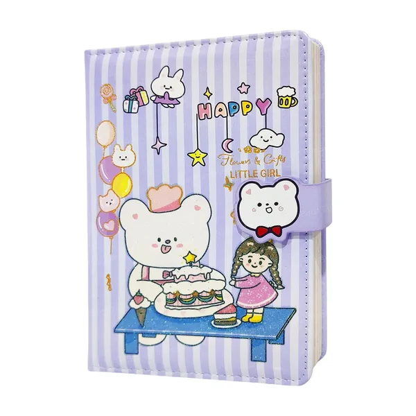 Kawaii_Girl_Bear_Diary_Stationery_Set
