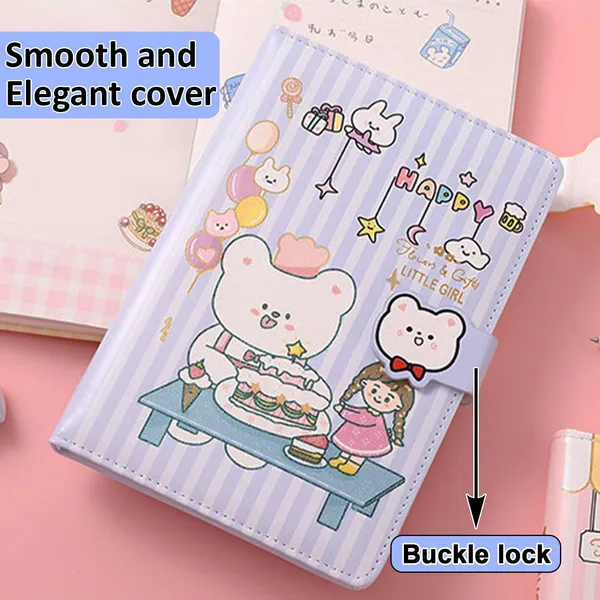 Kawaii_Girl_Bear_Diary_Stationery_Set