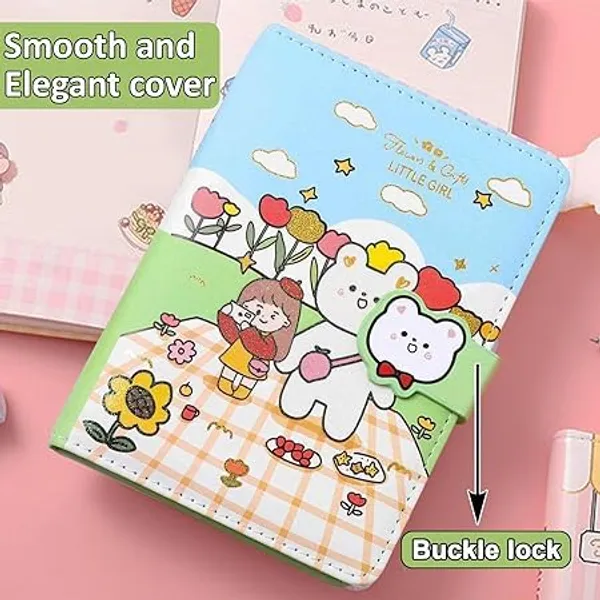 Kawaii_Girl_Bear_Stationery_Set_Diary