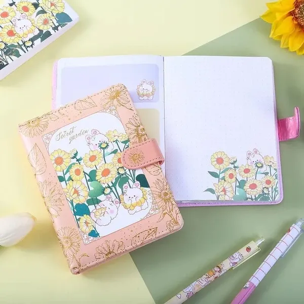 Floral_Pu_Leather_Diary_Notebook