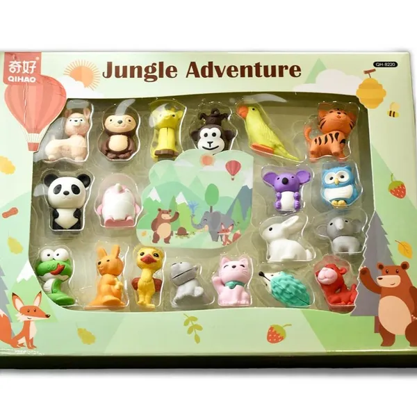 Jungle_Animal_Eraser_Set