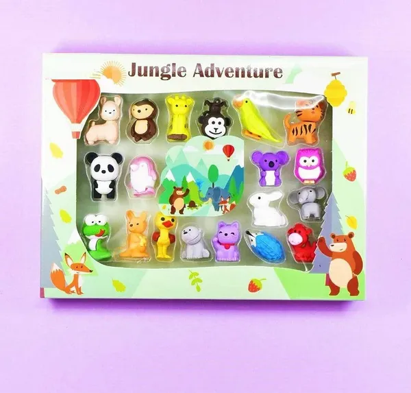 Jungle_Animal_Eraser_Set