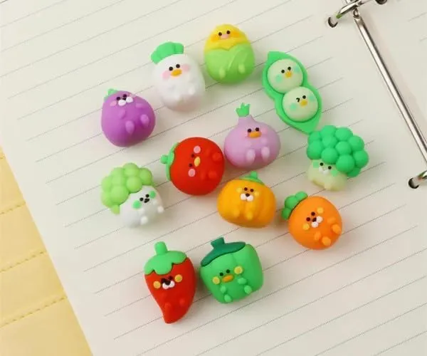 Vegetable_Animal_Eraser_Set