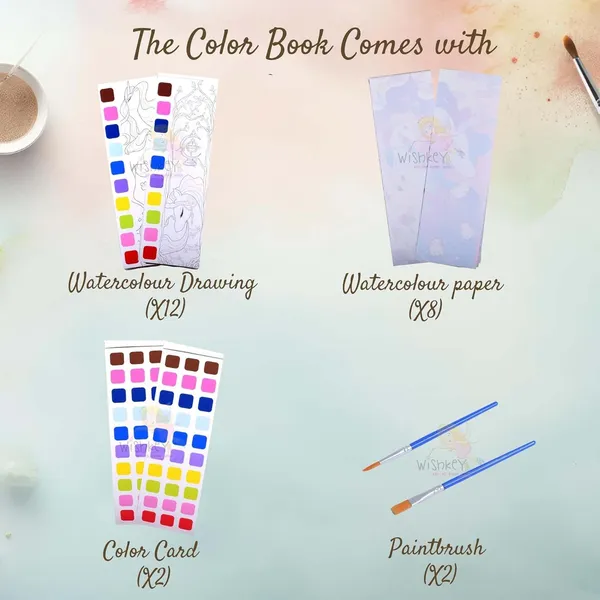 Watercolor_Coloring_Book_With_Brushes_And_Paints