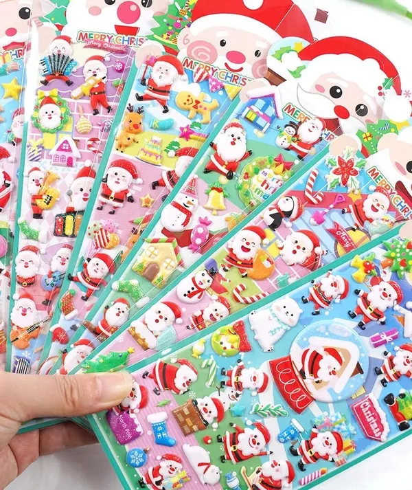 Christmas_Santa_3d_Puffy_Stickers