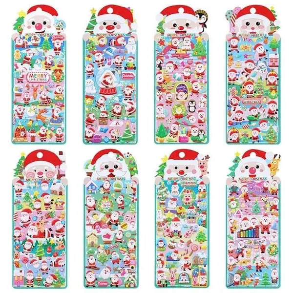 Christmas_Santa_3d_Puffy_Stickers
