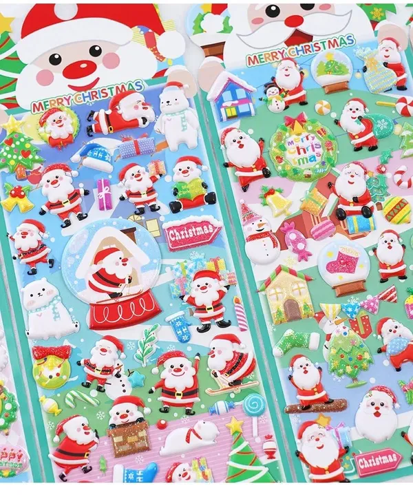 Christmas_Santa_3d_Puffy_Stickers