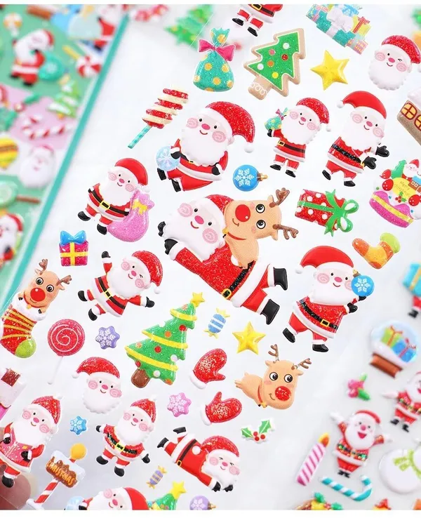 Christmas_Santa_3d_Puffy_Stickers