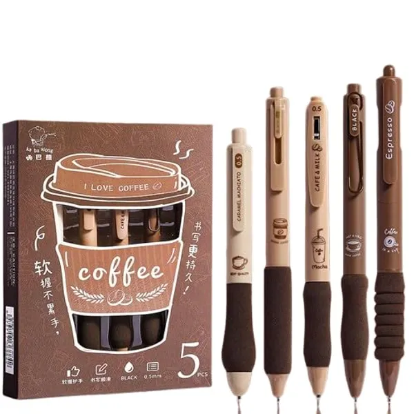 Coffee_Themed_Gel_Pen