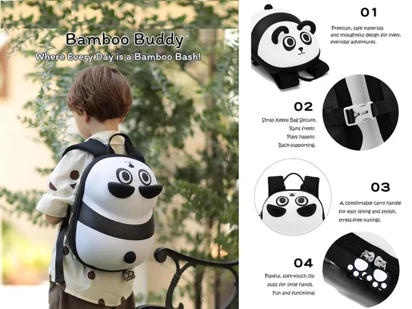 Panda_Hard_Shell_Toddler_Backpack
