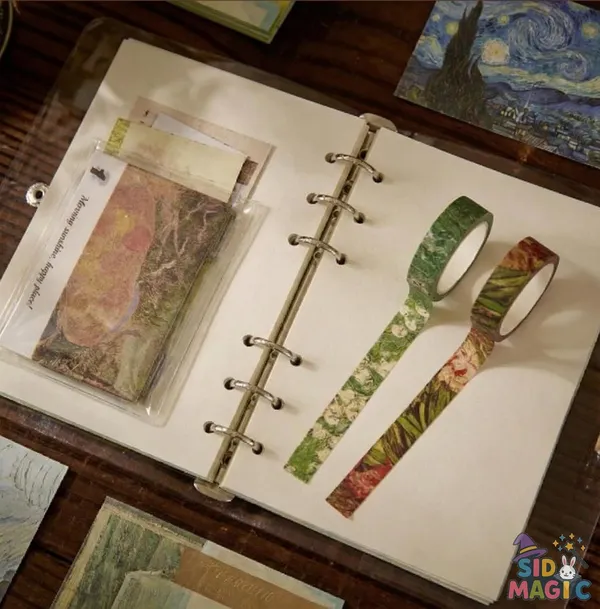 Van_Gogh_Scrapbooking_Supplies_Kit_With_Binder_Notebook
