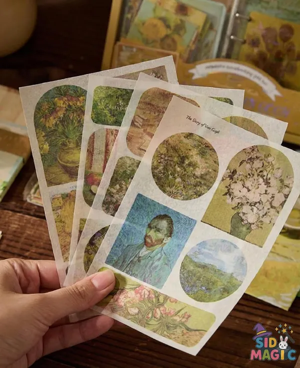Van_Gogh_Scrapbooking_Supplies_Kit_With_Binder_Notebook