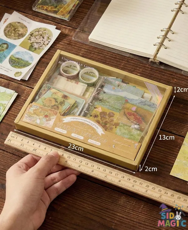 Van_Gogh_Scrapbooking_Supplies_Kit_With_Binder_Notebook