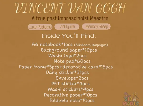 Van_Gogh_Scrapbooking_Supplies_Kit_With_Binder_Notebook