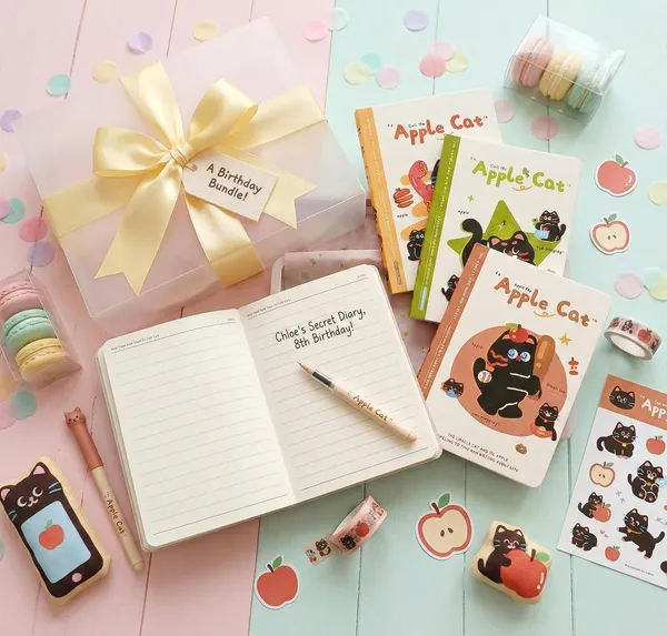 Cat_Hardcover_Ruled_Notebook