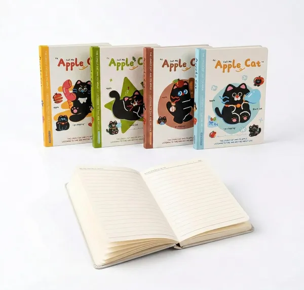 Cat_Hardcover_Ruled_Notebook