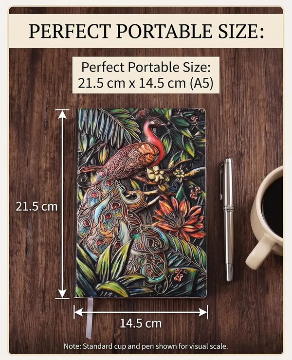 Embossed_Peacock_Journal