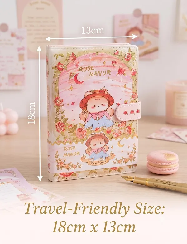 Bear_Illustrated_Journal_With_Magnetic_Clasp