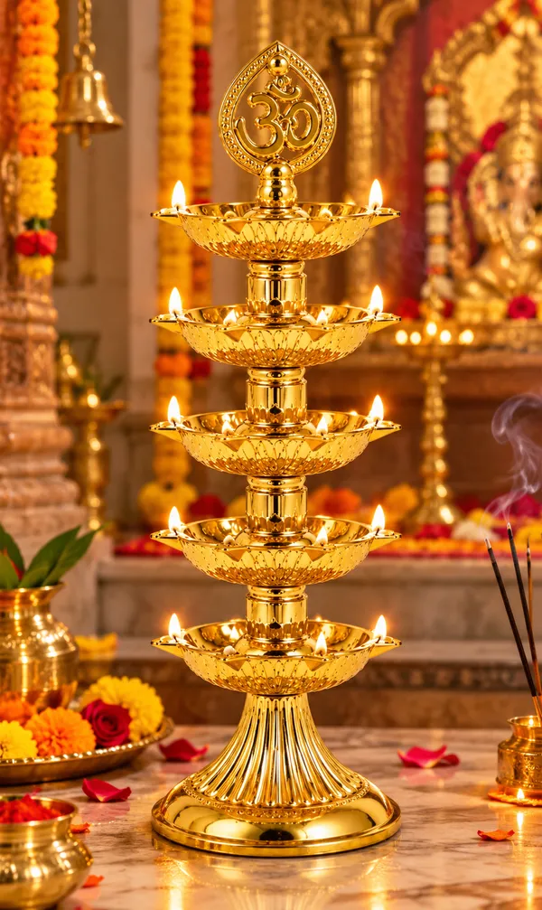 Plastic_Festive_Yellow_Led_Diya_Stand_Set