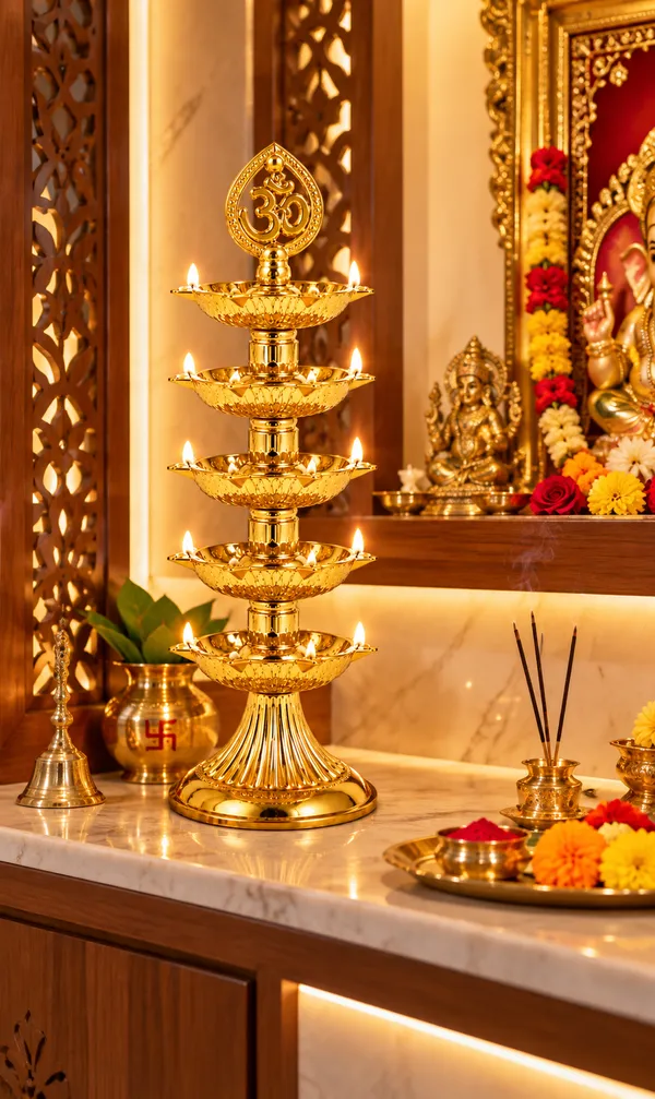 Plastic_Festive_Yellow_Led_Diya_Stand_Set