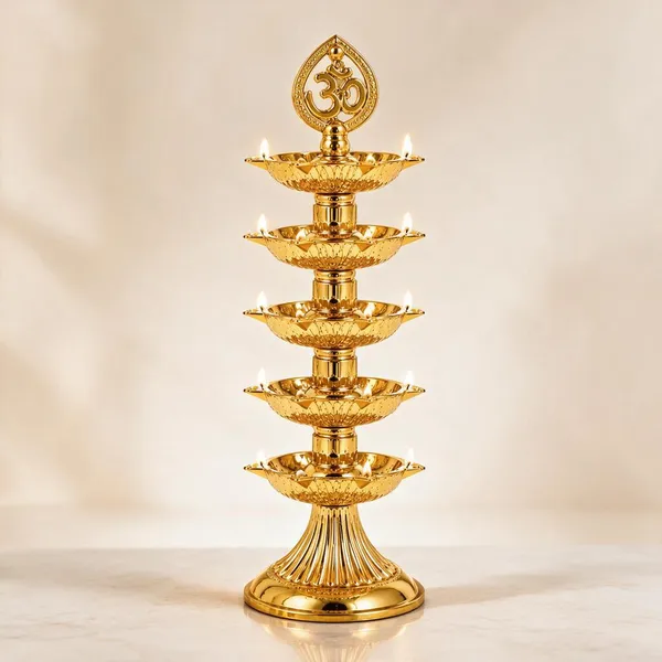 Plastic_Festive_Yellow_Led_Diya_Stand_Set