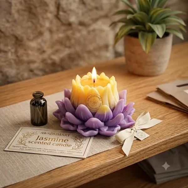 Wax_Festive_Purple_Yellow_Lotus_Jasmine_Scented_Candle_Set