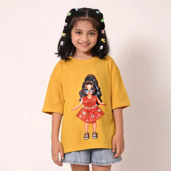 Yellow_Cotton_Graphic_Print_T-Shirt_For_Girls