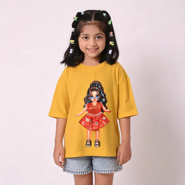 Yellow_Cotton_Graphic_Print_T-Shirt_For_Girls